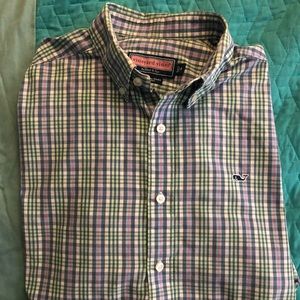 Vineyard Vines Slim Fit Whale Shirt, Size Medium